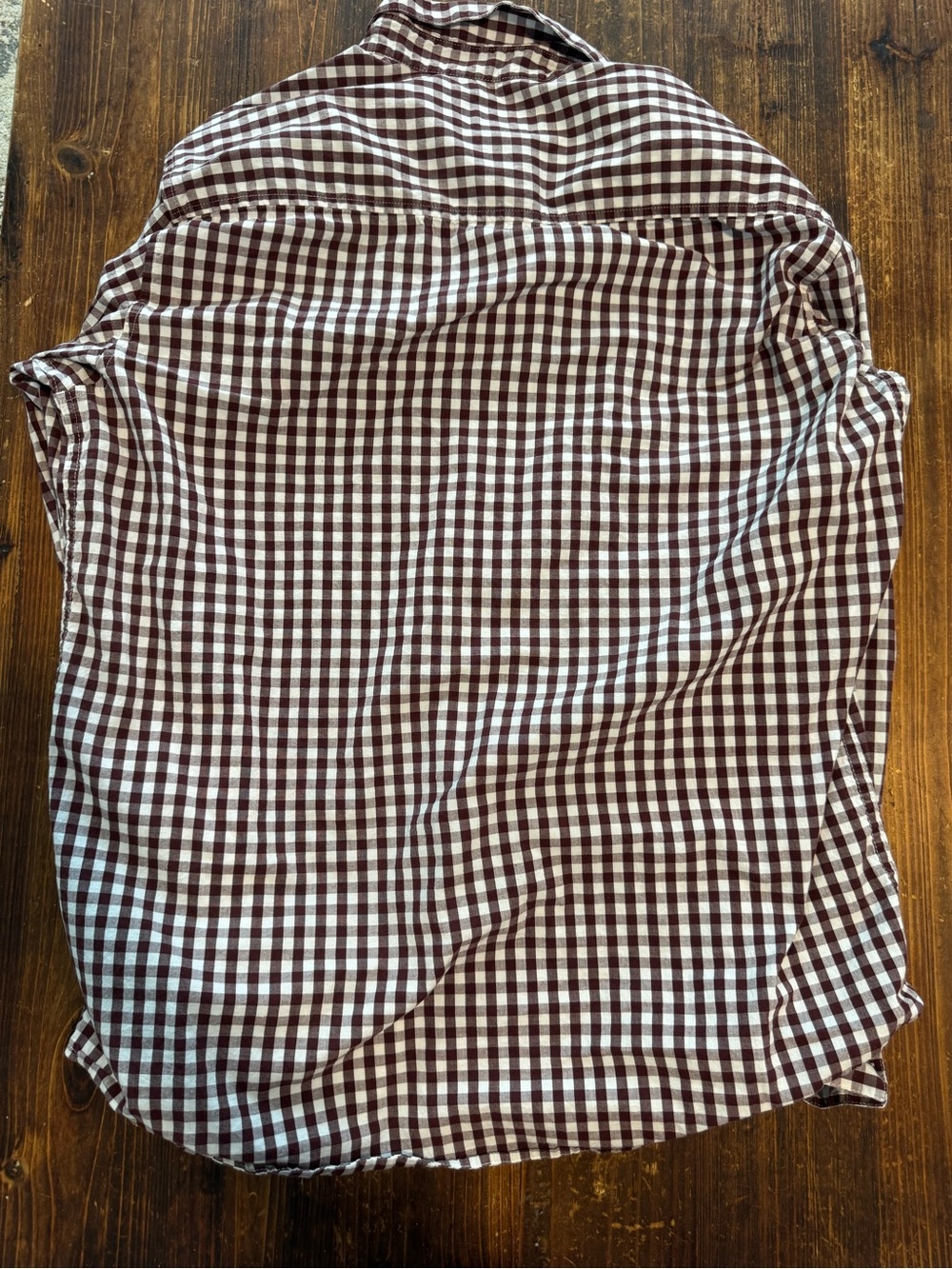 Columbia Men's Brown & White Check Button-Down Shirt - Picture 4 of 5